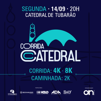 Corrida Corrida da Catedral - Tubarão em Tubarão, SC